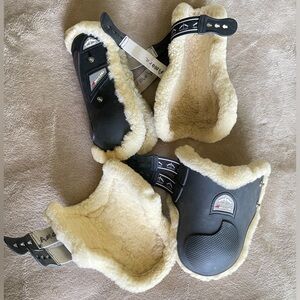 Veredus Grand Prix sheepskin Black front and hind boots set